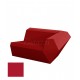 FAZ Sofa Left Red Matt Polyethylene Vondom