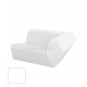 FAZ Sofa Gauche Blanc Polyethylene Laque Vondom