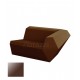 FAZ Sofa Gauche Marron Polyethylene Laque Vondom