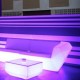  Faz Sofa Left Luz Multicolor Led Light Seat by Vondom