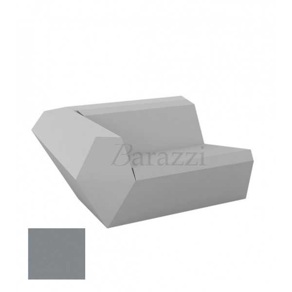 FAZ Sofa Steel Right Matt Polyethylene Vondom