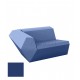FAZ Sofa Droit Bleu Polyethylene Mat Vondom 