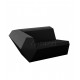 FAZ Sofa Droit Noir Polyethylene Mat Vondom