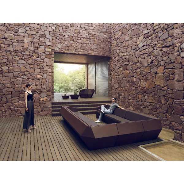 Outdoor Furniture Sofa Armchair Bronze Faz Ramon Esteve Vondom