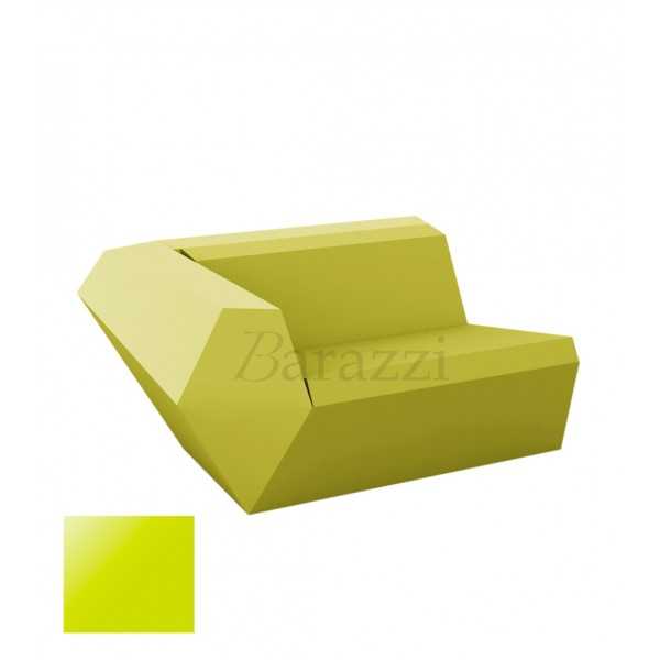  FAZ Sofa Droit Pistache Polyethylene Laque Vondom