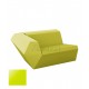 FAZ Sofa Right Pistachio Lacquered Polyethylene Vondom