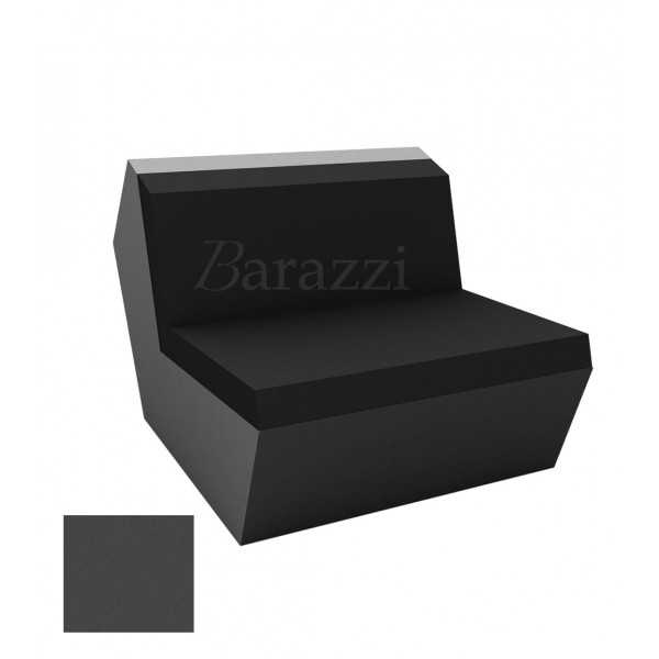 FAZ Sofa Anthracite Armless Matt Polyethylene Vondom