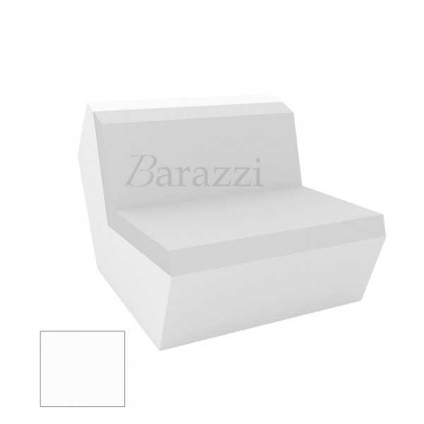  FAZ Sofa White Armless Matt Polyethylene Vondom