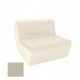 FAZ Sofa Central Ecru Polyethylene Mat Vondom 