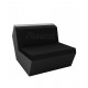 FAZ Sofa Central Noir Polyethylene Mat Vondom 