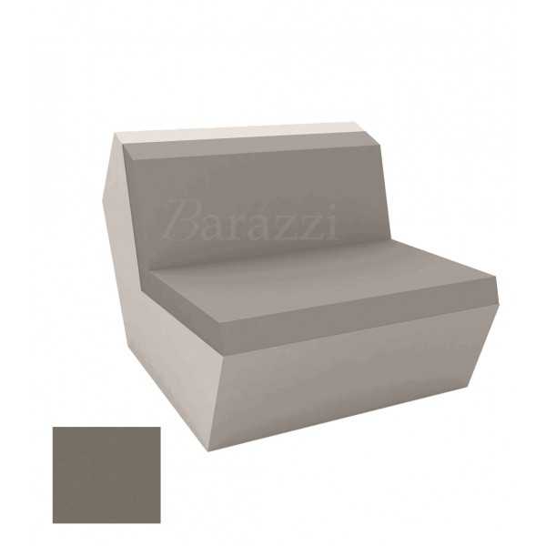 FAZ Sofa Central Taupe Polyethylene Mat Vondom