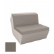 FAZ Sofa Taupe Armless Matt Polyethylene Vondom