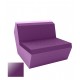  FAZ Sofa Armless Plum Lacquered Polyethylene Vondom