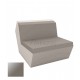 FAZ Sofa Central Taupe Polyethylene Laque Vondom