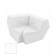 FAZ Sofa White Corner 90 Matt Polyethylene Vondom