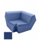 FAZ Sofa Blue Corner 90 Matt Polyethylene Vondom