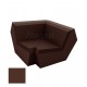  FAZ Sofa Bronze Corner 90 Matt Polyethylene Vondom