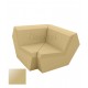  FAZ Sofa Angle 90 Beige Polyethylene Laque Vondom