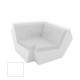  FAZ Sofa White Corner 90 Lacquered Polyethylene Vondom