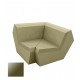 FAZ Sofa Khaki Corner 90 Lacquered Polyethylene Vondom