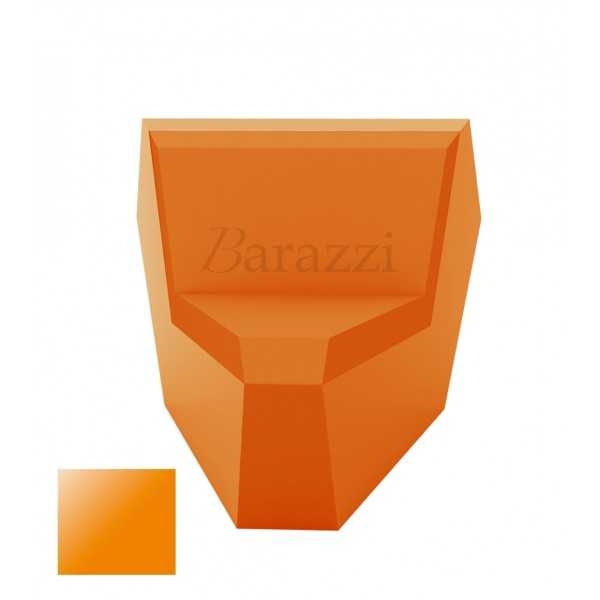 FAZ Sofa Angle 45 Orange Polyethylene Laque Vondom