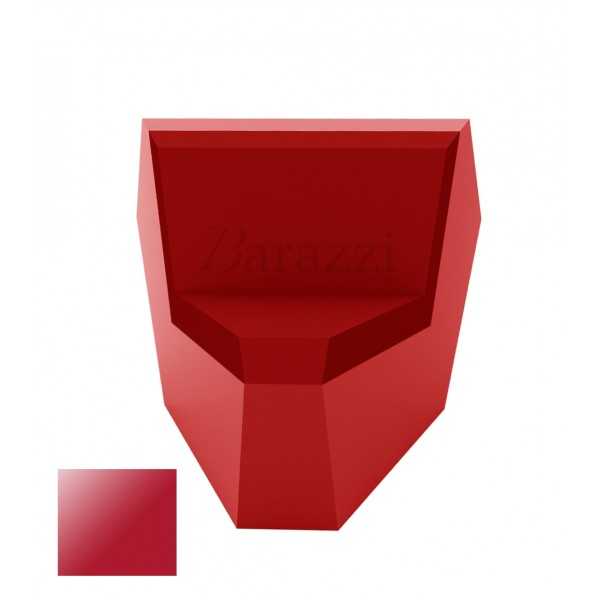 FAZ Sofa Red Corner 45 Lacquered Polyethylene Vondom