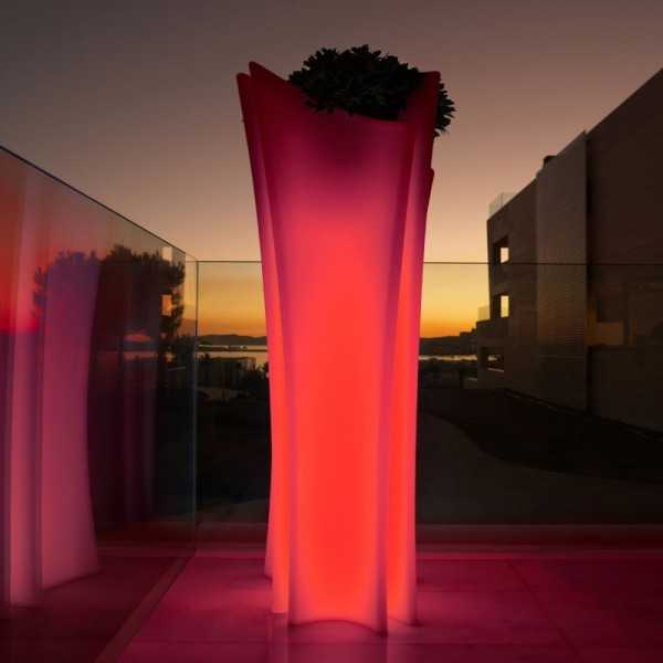 Pot de Fleur Lumineux à Led Alma Vondom