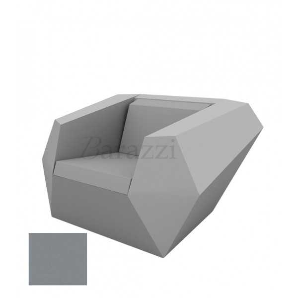 FAZ Armchair Steel Matt Polyethylene Vondom