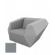 FAZ Armchair Steel Matt Polyethylene Vondom