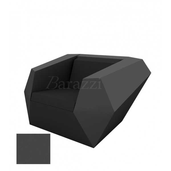  FAZ Armchair Anthracite Matt Polyethylene Vondom