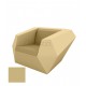 FAZ Armchair Beige Matt Polyethylene Vondom