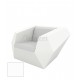 FAZ Armchair White Matt Polyethylene Vondom