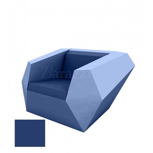 FAZ Fauteuil Bleu Polyethylene Mat Vondom