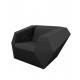  FAZ Armchair Black Matt Polyethylene Vondom