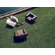 Vondom Faz Armchair in Garden White, Anthracite and Bronze Colours