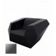 FAZ Armchair Anthracite Lacquered Polyethylene Vondom