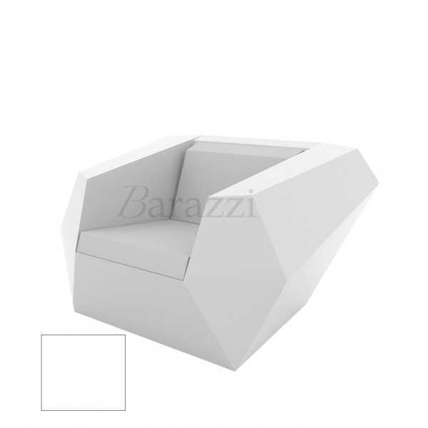 FAZ Armchair White Lacquered Polyethylene Vondom