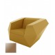 FAZ Armchair Champagne Lacquered Polyethylene Vondom