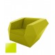 FAZ Armchair Pistachio Lacquered Polyethylene Vondom