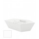 FAZ CoffeeTable White Matt Polyethylene Vondom