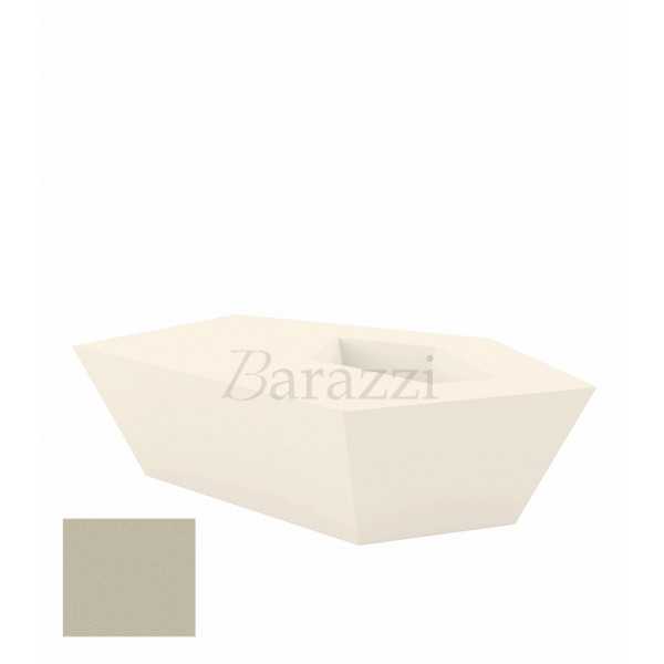 FAZ CoffeeTable Ecru Matt Polyethylene Vondom