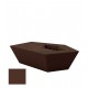 FAZ Table Basse Marron Polyethylene Mat Vondom 