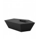 FAZ Table Basse Noir Polyethylene Mat Vondom