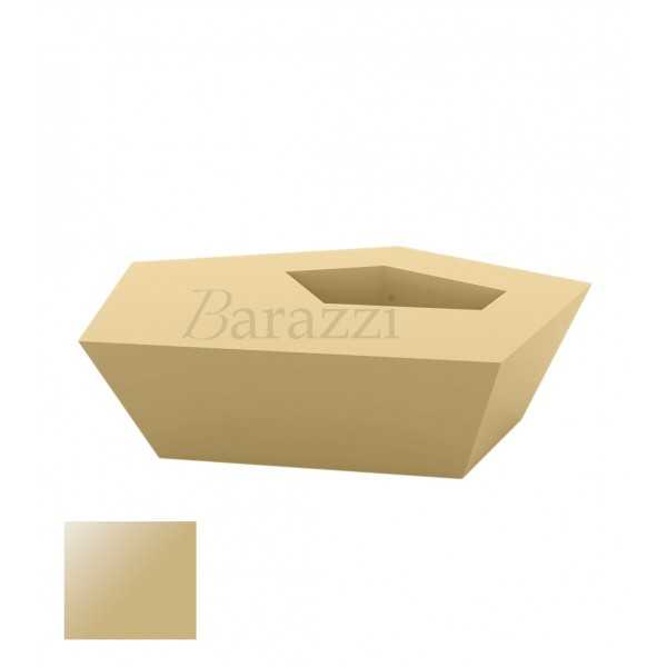 FAZ Coffee Table Beige Lacquered Polyethylene Vondom