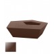 FAZ Table Basse Marron Polyethylene Laque Vondom