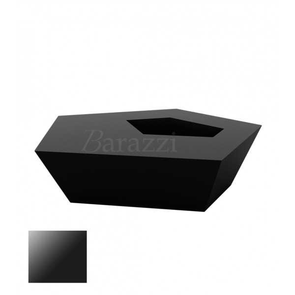 FAZ Coffee Table Black Lacquered Polyethylene Vondom