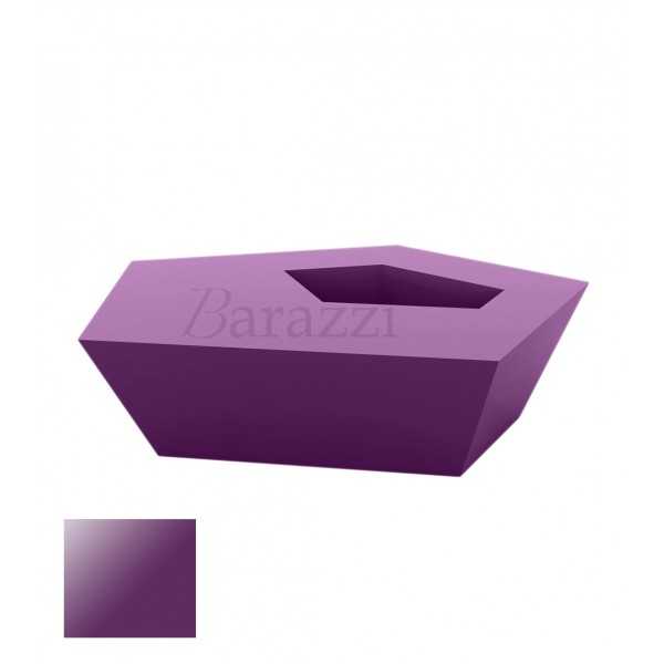  FAZ Coffee Table Plum Lacquered Polyethylene Vondom