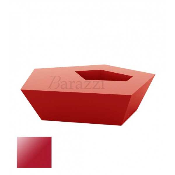 FAZ Table Basse Rouge Polyethylene Laque Vondom