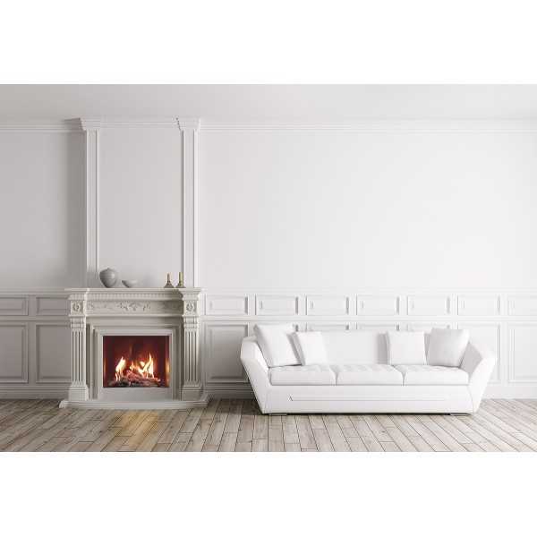 Focus 60 Gas Fireplace for Indoor or Outdoor use. Log set optional