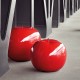 Pomme Vernis Brillant – Sculpture de Fruit XXL Extérieur Intérieur
